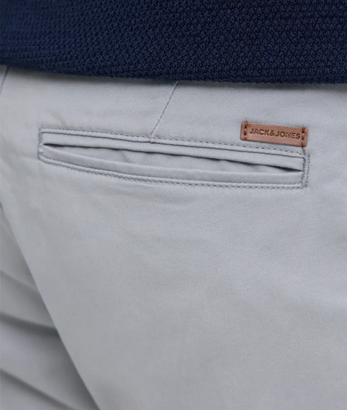 Regular Fit Chino Shorts - Grey
