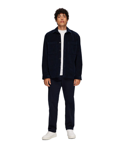 Corduroy Overshirt - Navy