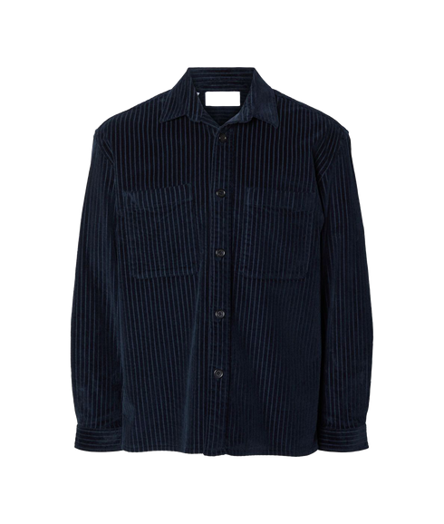 Corduroy Overshirt - Navy