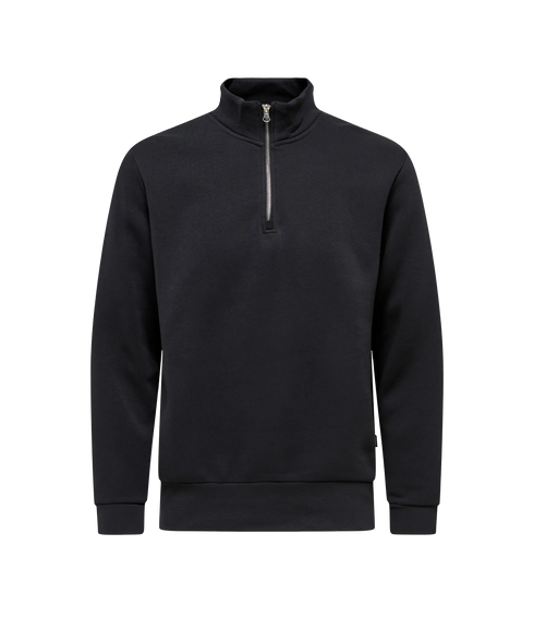 Ceres Half Zip Sweat - Dark Navy