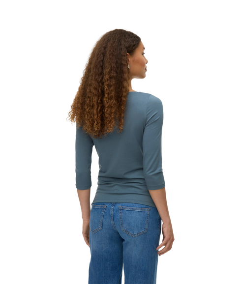 Panda Modal 3/4 Top - Grey