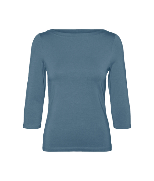 Panda Modal 3/4 Top - Grey