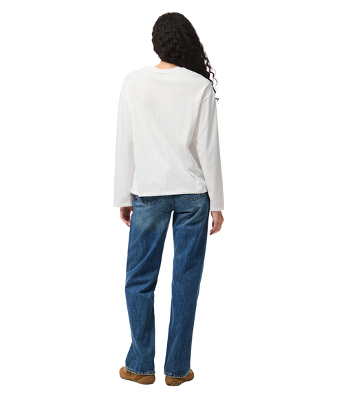 Sadie LS Top - White