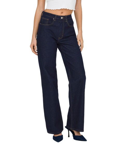 Juicy Hw Wide Rinse Dnm Mas763 - Blue