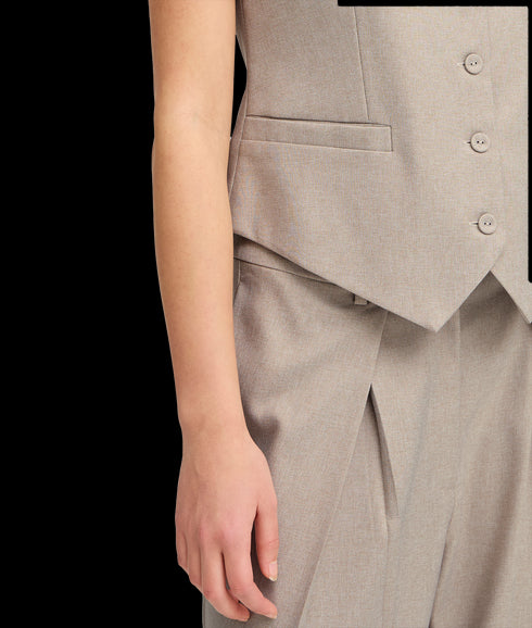 Zimme Waistcoat - Beige