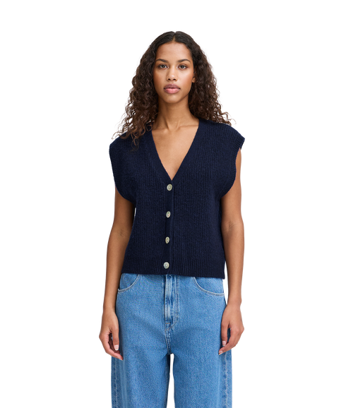 Povoke Waistcoat - Navy