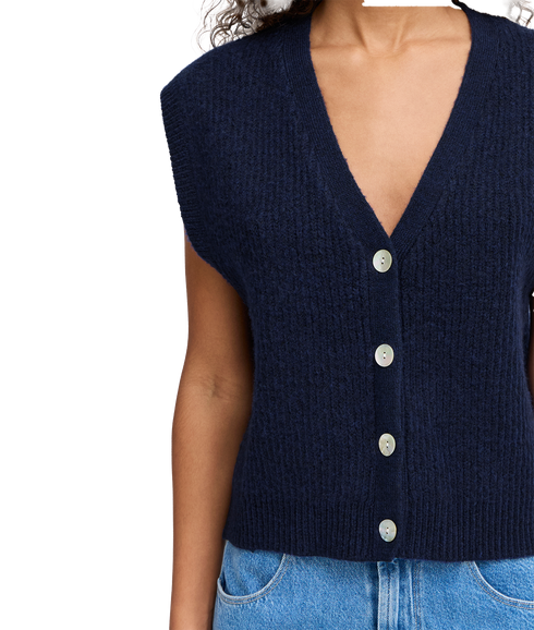 Povoke Waistcoat - Navy