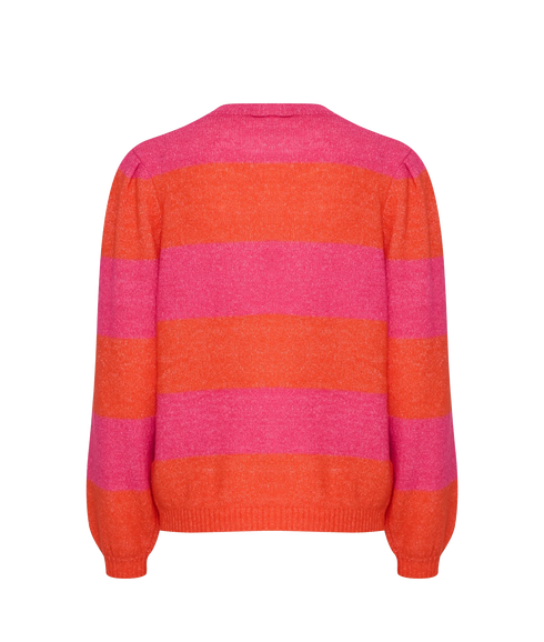 Dusty LS Stripe Knit Pink Yarrow - Multi
