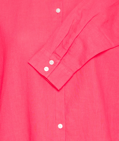 Linno Linen Shirt - Geranium