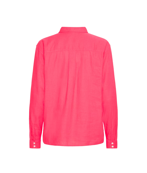 Linno Linen Shirt - Geranium