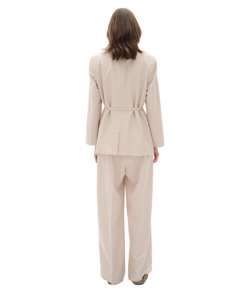 Naxa Belt Blazer - Beige