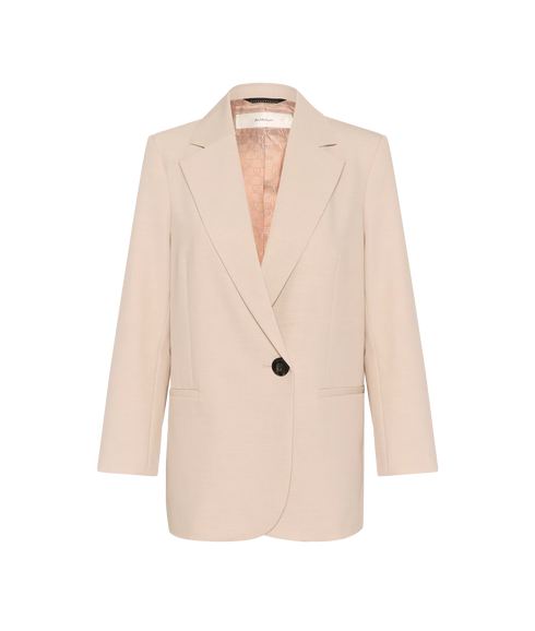 Naxa Belt Blazer - Beige