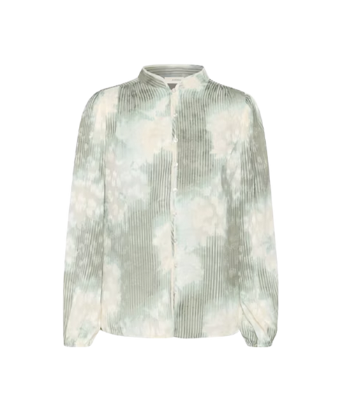 Cielle Shirt - Green Illuminating Florals