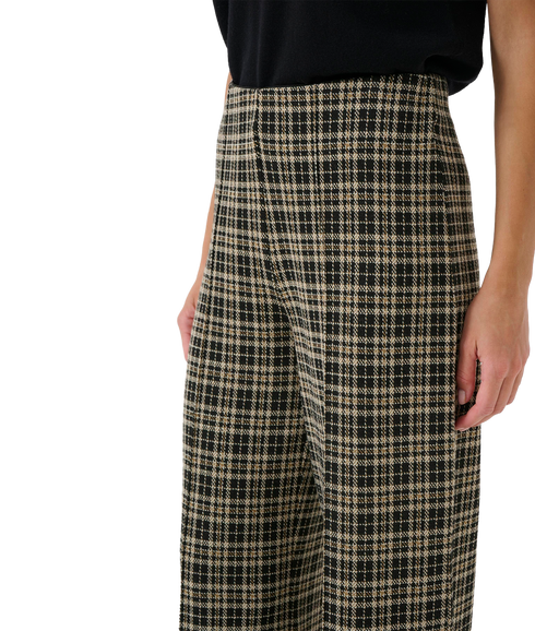 Ilisan Pants - Dark Navy Check
