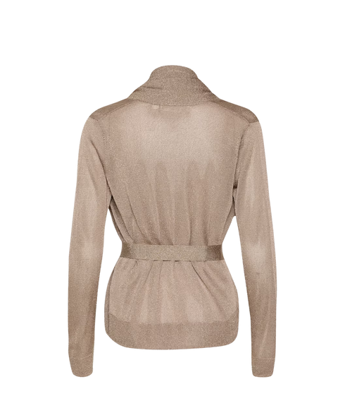 Thaniiw Short Cardigan - Dull Gold