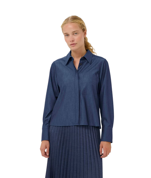 Cherrie Shirt - Dark Denim