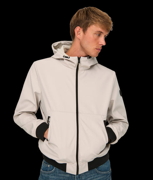Bowie Softshell Bomber - Silver Lining