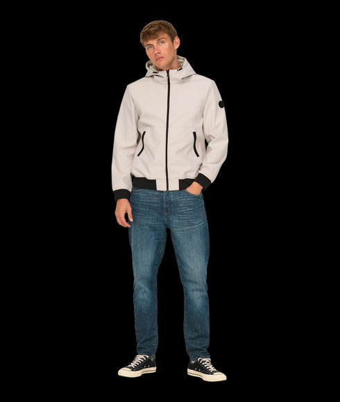 Bowie Softshell Bomber - Silver Lining