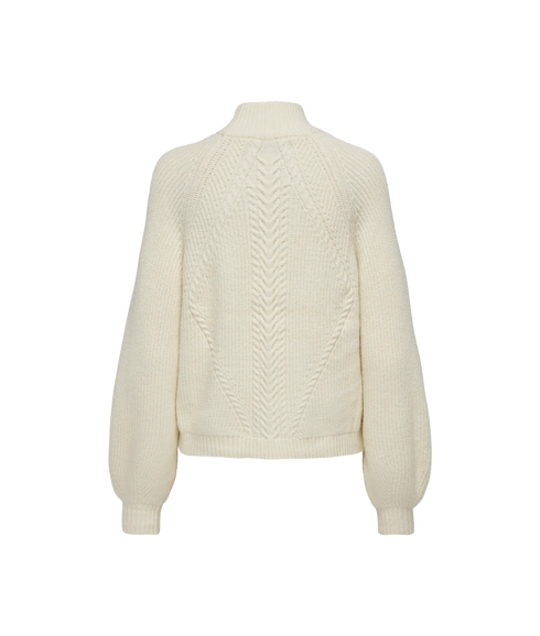 Katia LS Detail Highneck - White