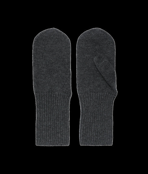 Lea Wool Mittens - Grey