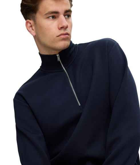 Half Zip Sweatshirt - Navy