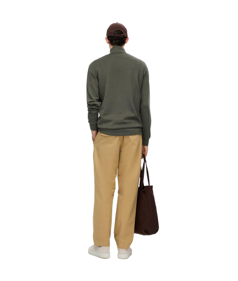Emanuel Soft Zip Sweat - Green