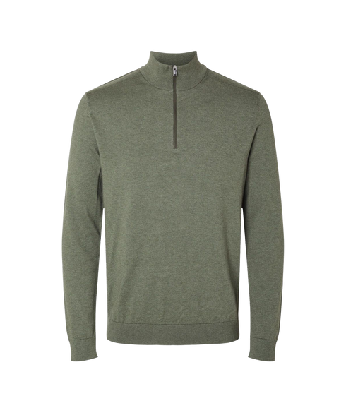 Berg Half Zip Knit-Kalamata