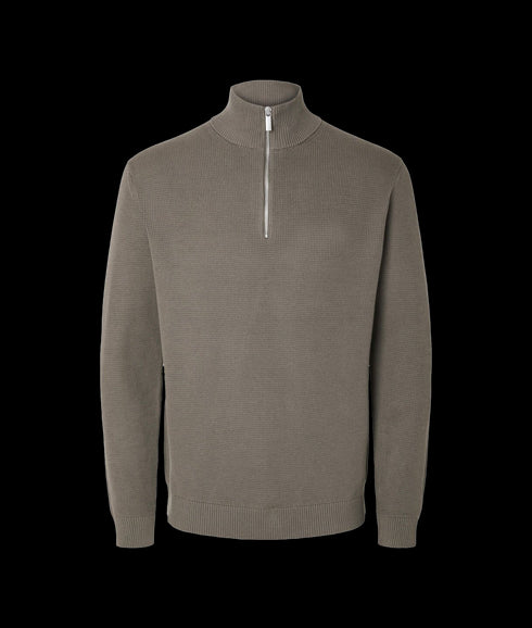 Half-zip Jumper - Beige