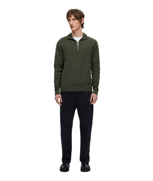 Half-zip Jumper - Green