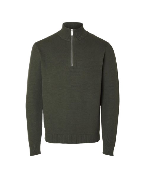 Half-zip Jumper - Green