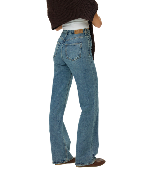 Tessa High Rise Wide Jeans - Blue
