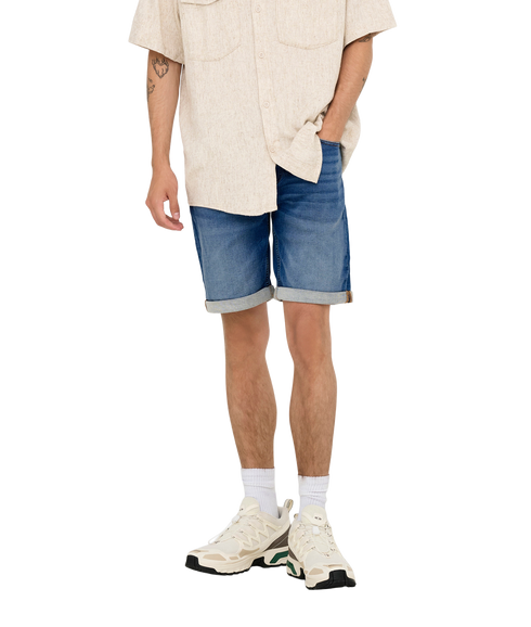 Ply Jog Mbd 0024 Ana Dnm Shorts - Blue