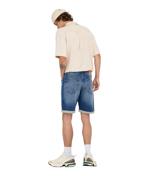 Ply Jog Mbd 0024 Ana Dnm Shorts - Blue
