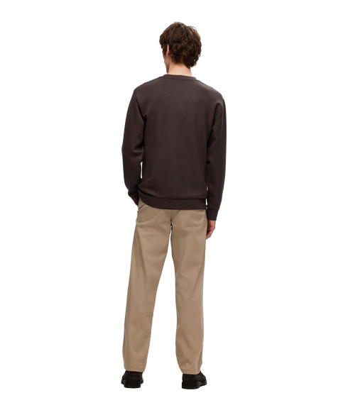 Emanuel Soft Crew Sweat - Brown
