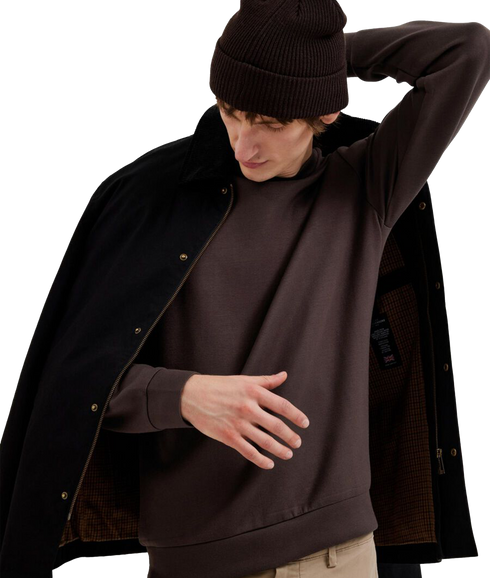 Emanuel Soft Crew Sweat - Brown