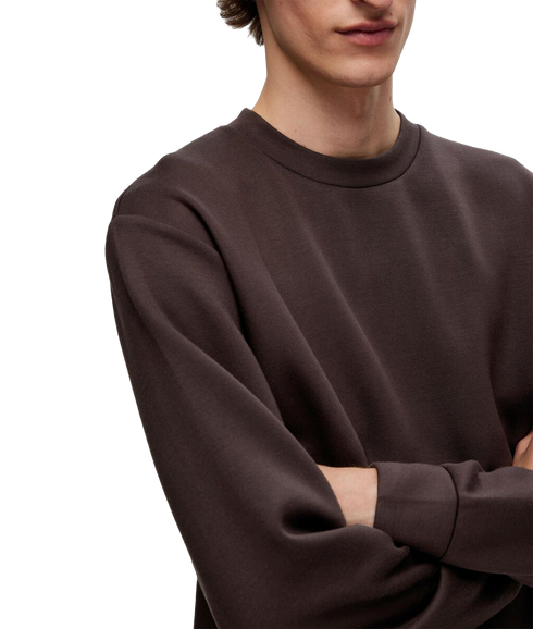 Emanuel Soft Crew Sweat - Brown