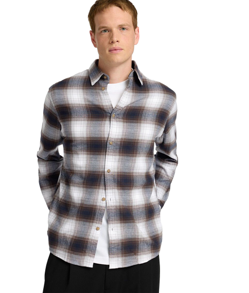 Slim Owen Brushed Shirt - Multi