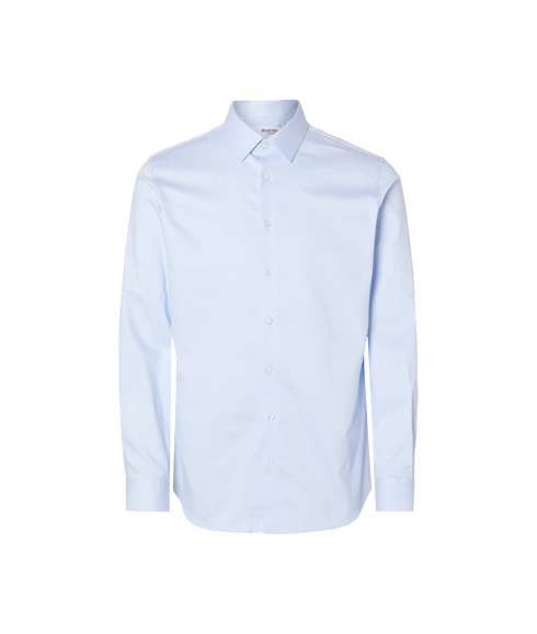 Slimfilip Performance Shirt Ls - Blue