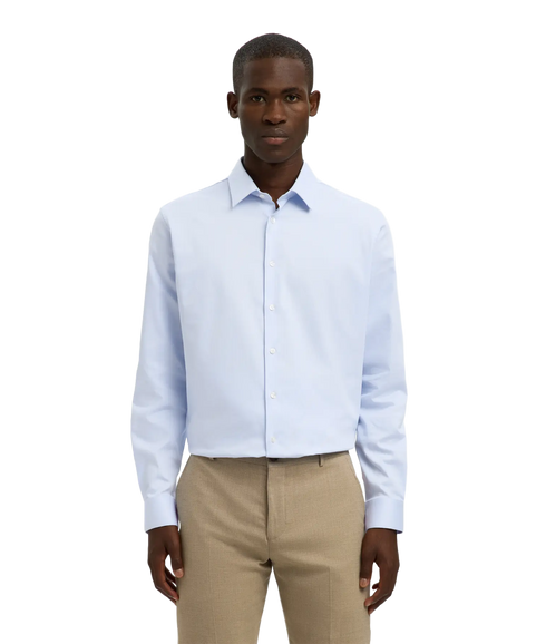 Slimfilip Performance Shirt Ls - Blue