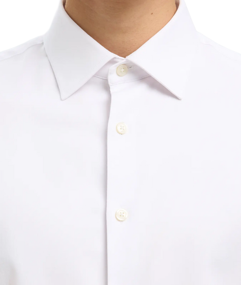 Slimfilip Performance Shirt Ls - White