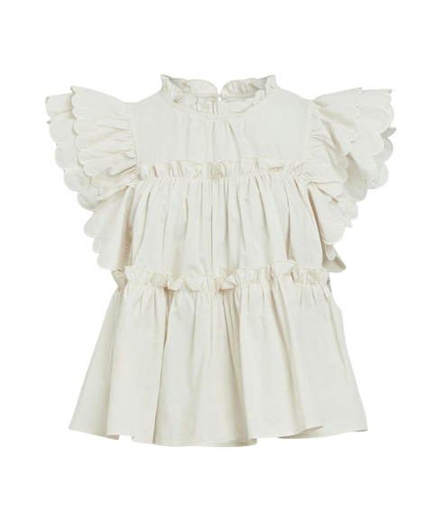 Hope S/L Top Rep - White