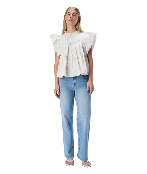 Hope S/L Top Rep - White