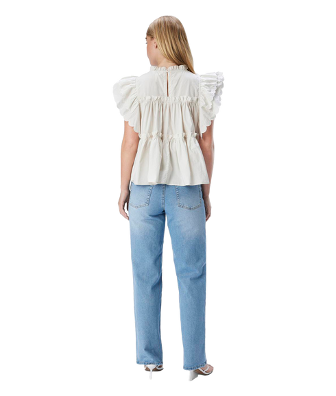 Hope S/L Top Rep - White