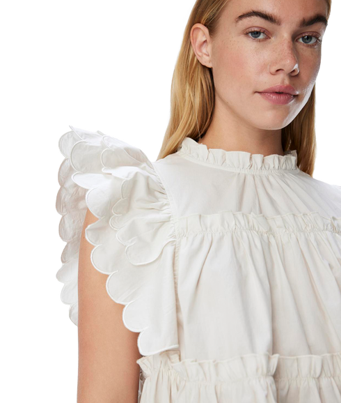Hope S/L Top Rep - White