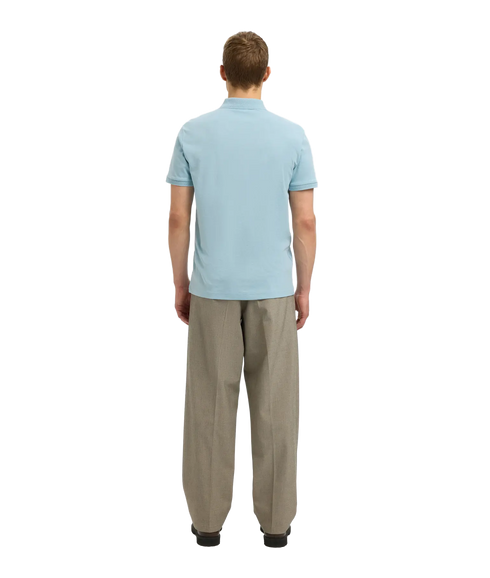 Fave Zip Polo - Winter Sky