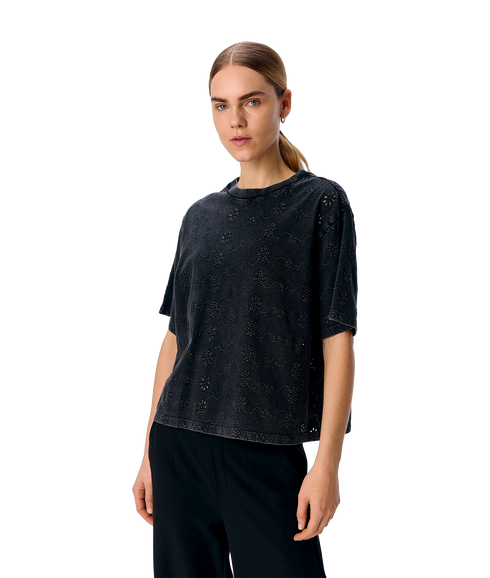 Celina Lo S/S Tee - Black