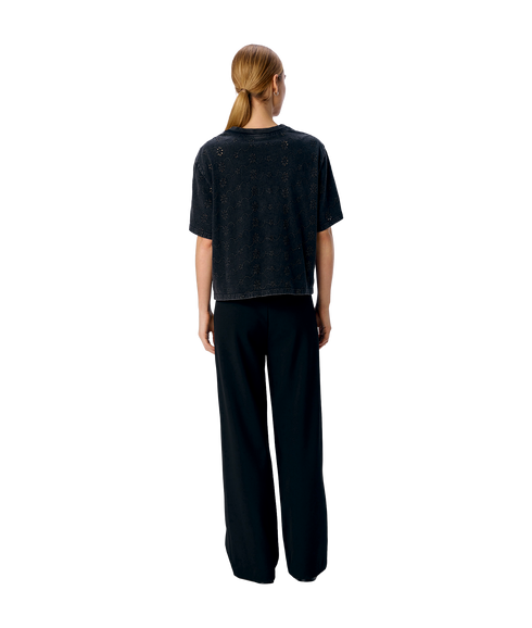 Celina Lo S/S Tee - Black