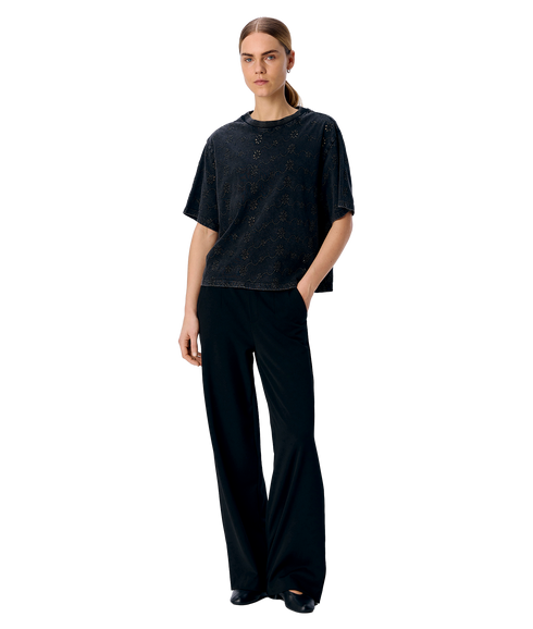 Celina Lo S/S Tee - Black