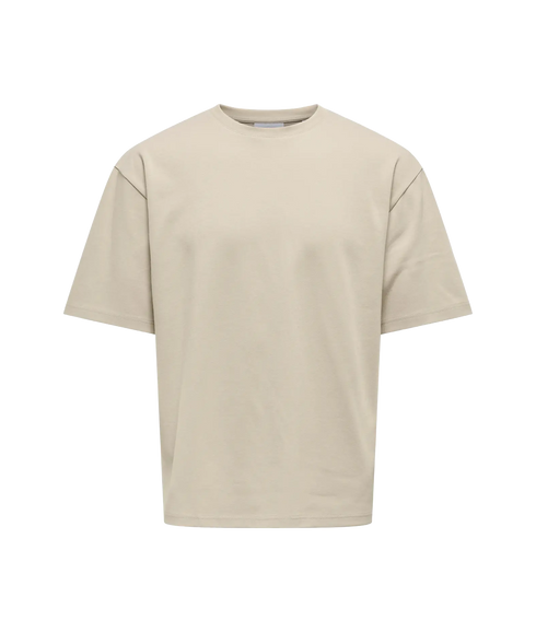 Caspian Airflex Boxy Ss Tee Noos - Silver Lining