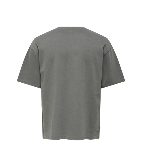 Caspian Airflex Boxy Ss Tee Noos - Castor Gray